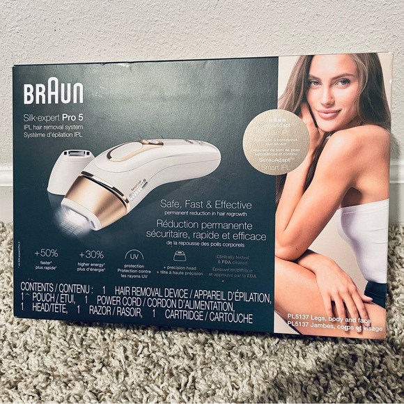 braun Skincare Braun Laser Hair Removal Silk Expert Pro 5 Series